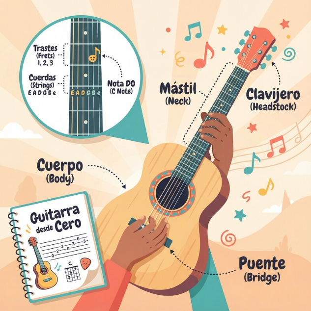 Guitarra desde Cero: Fundamentos para Principiantes